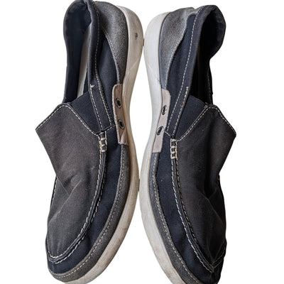 Crocs Shoes Mens 10 Canvas Slip On Loafers Comfort Lightweight Travel Boating