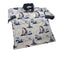 American Summer Polo Shirt Mens Large Nautical Sailboat Vintage Vacation Preppy