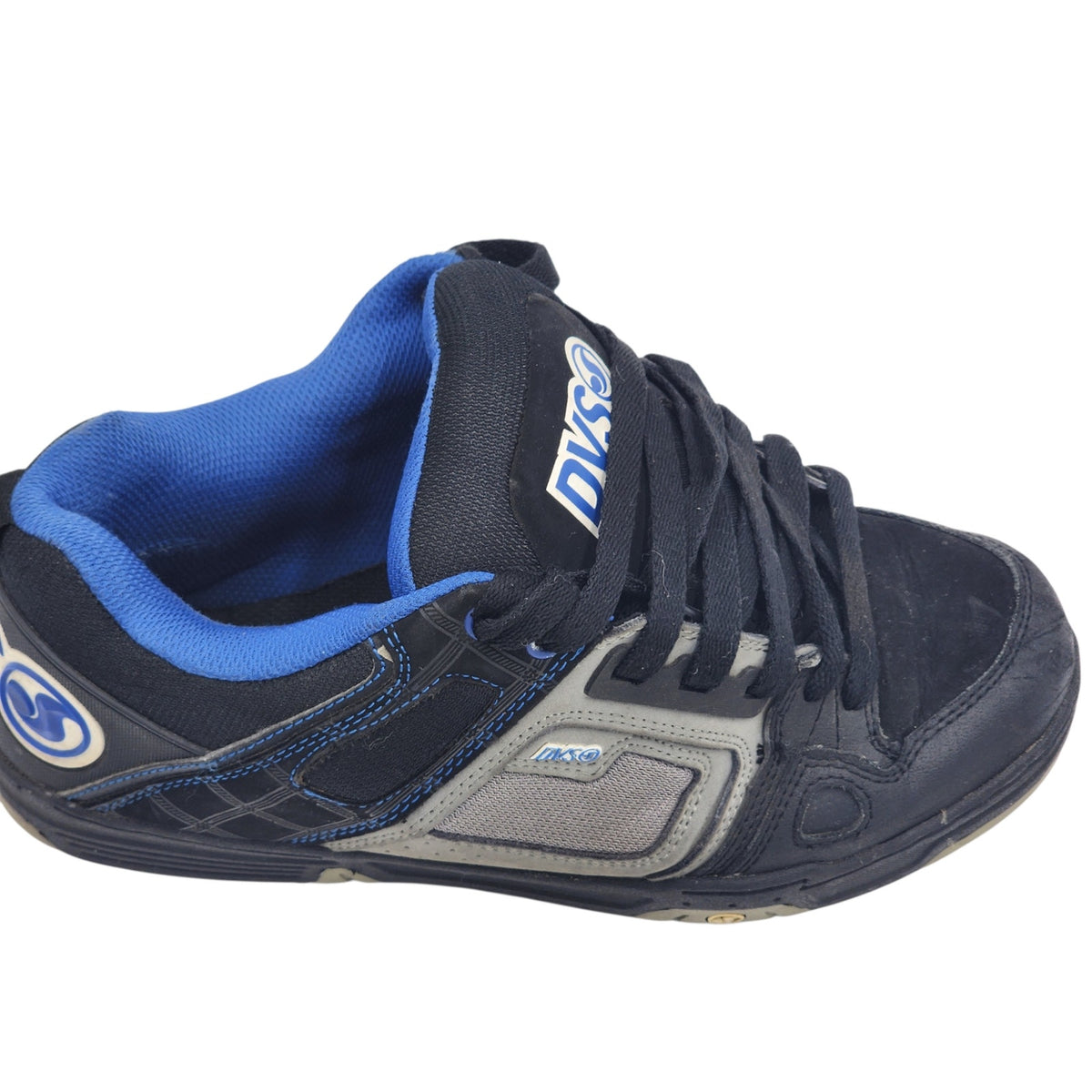 DVS Comanche Mens 10 Black Gray Blue Skate Shoes Y2K Chunky Streetwear DVF000029