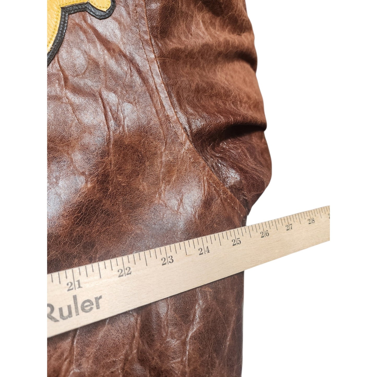 Yosemite Sam Jacket Looney Tunes Vintage Leather Richards Bomber Mens XL Y2K