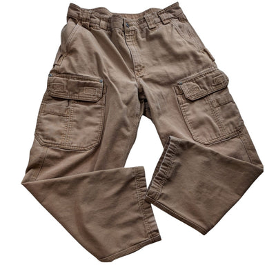 Duluth Trading Pants Mens 36x30 Cargo Heavy Duty Canvas Rugged Workwear Utility