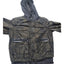Blanc Noir Jacket Womens Small Skyfall Hooded Aviator Camo Zip Up Windbreaker