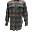 Vintage LL Bean Shirt Mens Medium Tall Chamois Plaid Pockets Traditional Fit