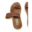 Steve Madden Sandals Womens 9 ABIA Shoes Brown Faux Leather Slip On Summer