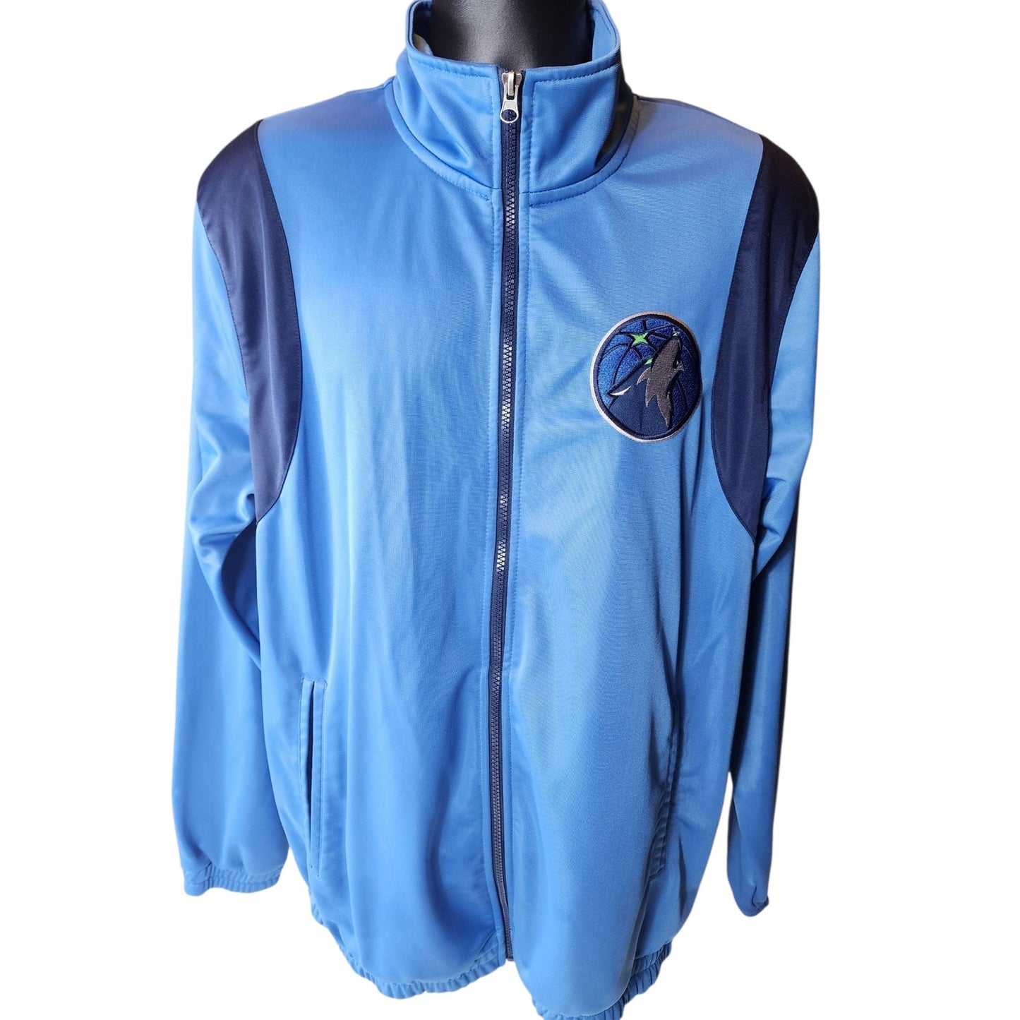 NBA Minnesota Timberwolves G-III Sports by Carl Banks Large Zip Track Jacket