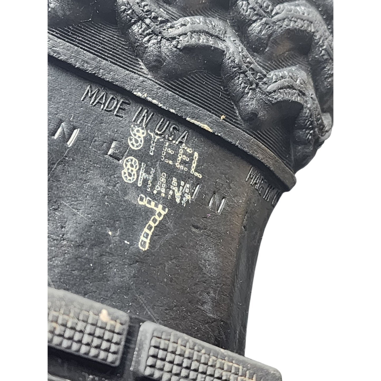 LaCrosse Outdoorsman Insulated Rubber Hunt Boots 7 USA Steel Shank Duck Winter