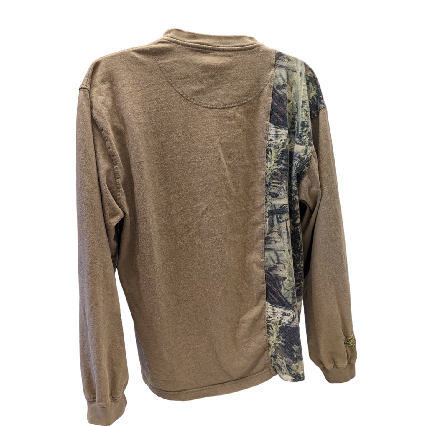 Fishouflage Shirt Mens XXL Long Sleeve Camo Outdoor Fishing Outdoorsman Pullover