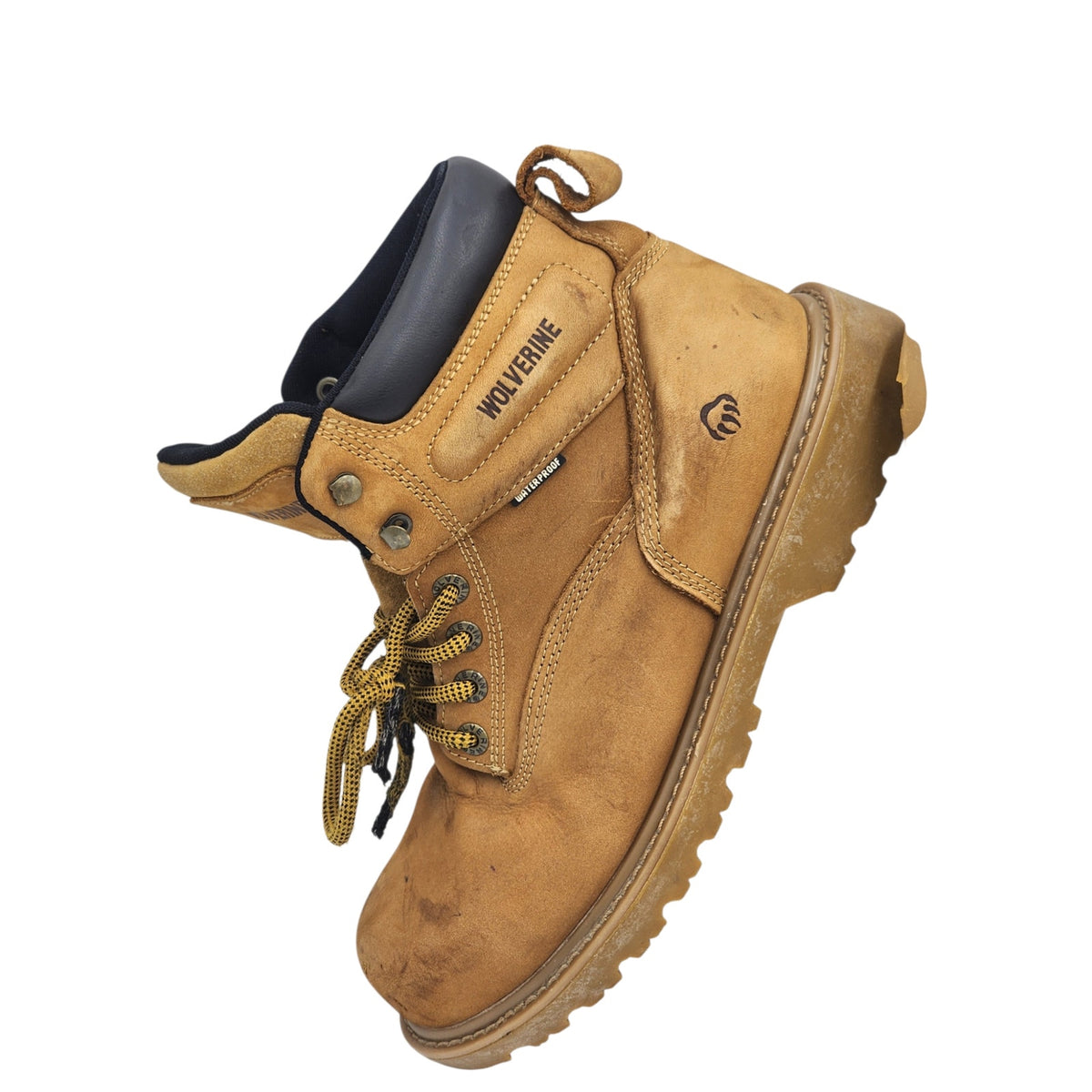 Wolverine Work Boots 9.5M Waterproof Leather Safety Toe EH Slip ASTM Toe W10632