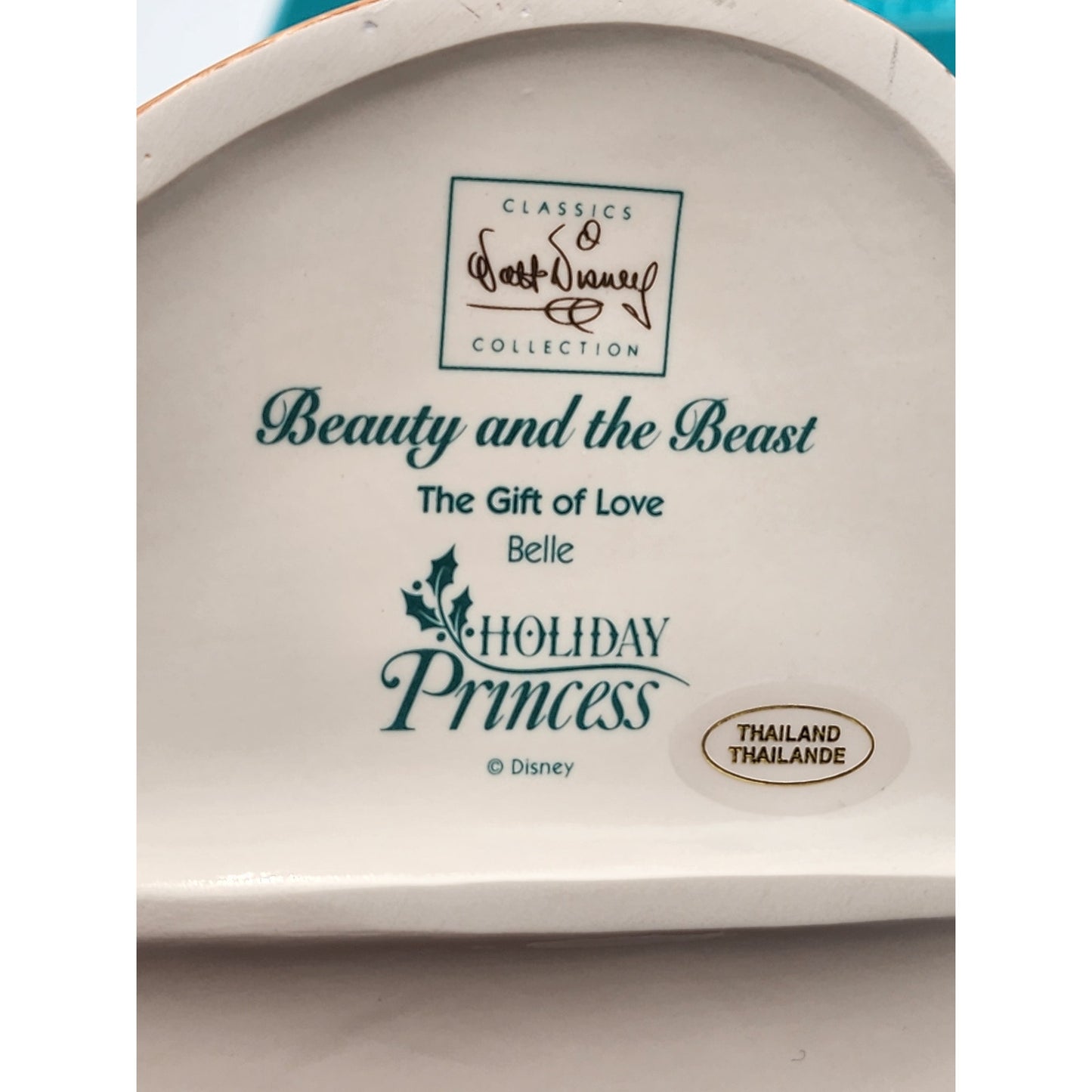 WDCC Belle Holiday Princess Gift of Love Beauty Beast Disney Retired COA Box