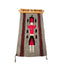 Native American Navajo Yei Wool Rug Handwoven Wall Hanging Southwestern 31x15