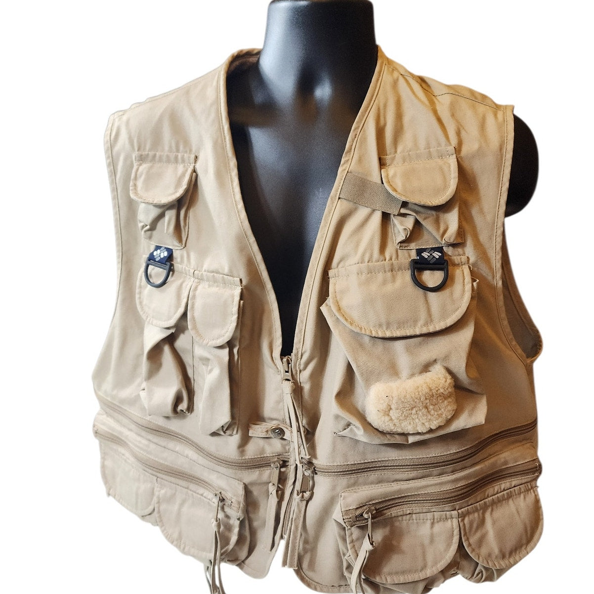 Vintage Columbia Sportswear Fishing Vest Mens XXL Pockets Utility Outdoor Safari