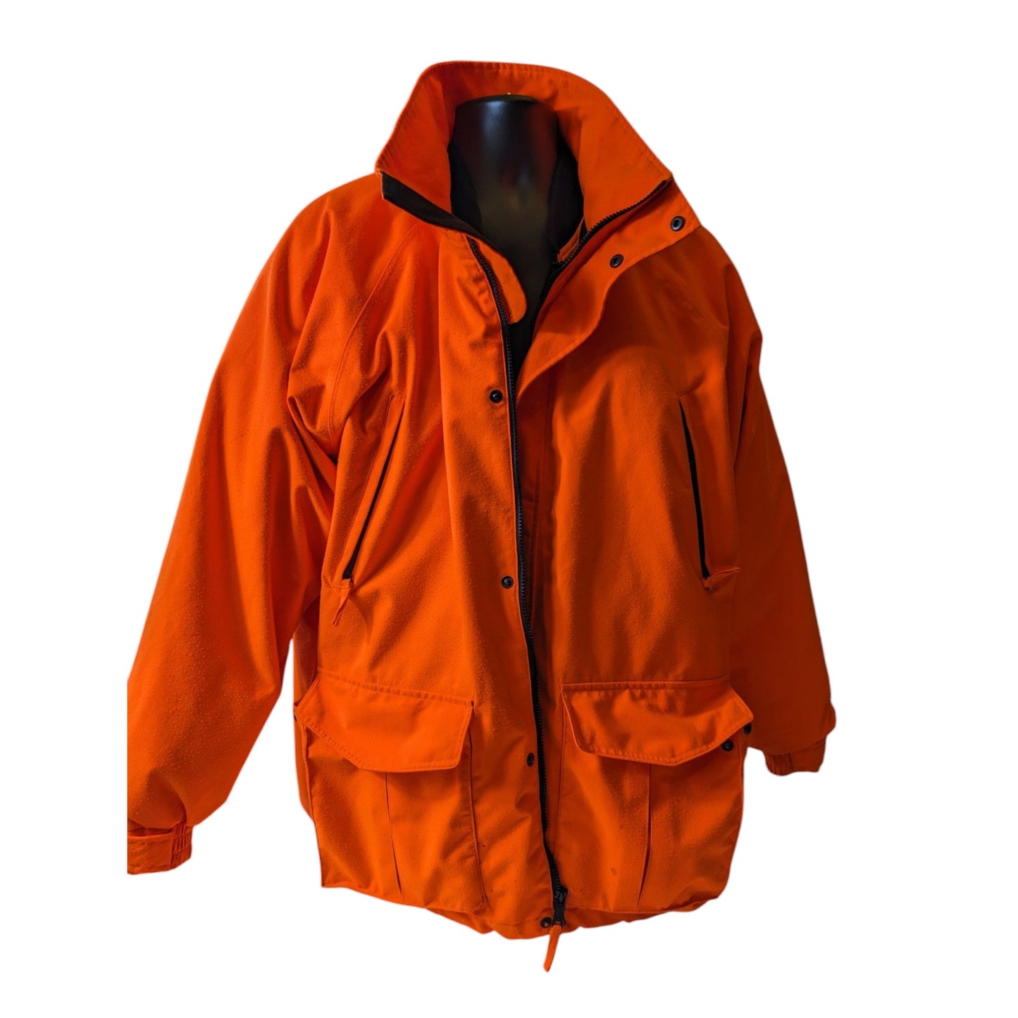 Cabelas Dry-Plus Blaze Orange Hunting Jacket Mens Large Insulated Outdoor Gear
