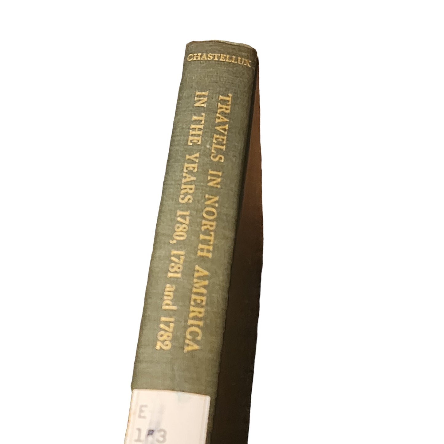 Travels In North America In Years 1780-1782 By Marquis De Chastellux Vol 2 1962