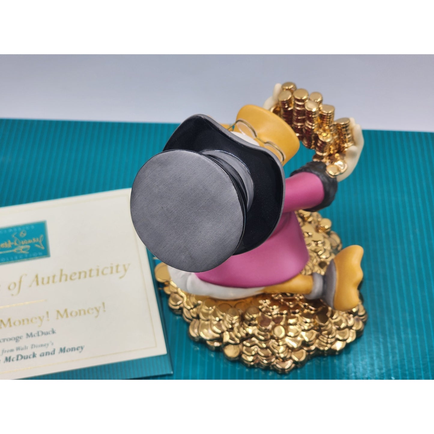 WDCC Scrooge McDuck Figurine Money! Money! Money! Disney Vintage Retired Box COA