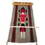 Native American Navajo Yei Wool Rug Handwoven Wall Hanging Southwestern 31x15