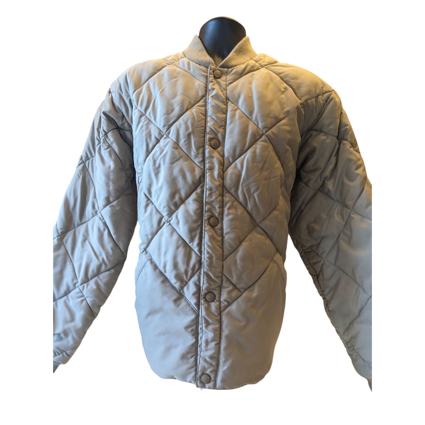 Cabelas Quilted Thinsulate Bomber Jacket Men Large Tall Goose Down Puffer Hiking