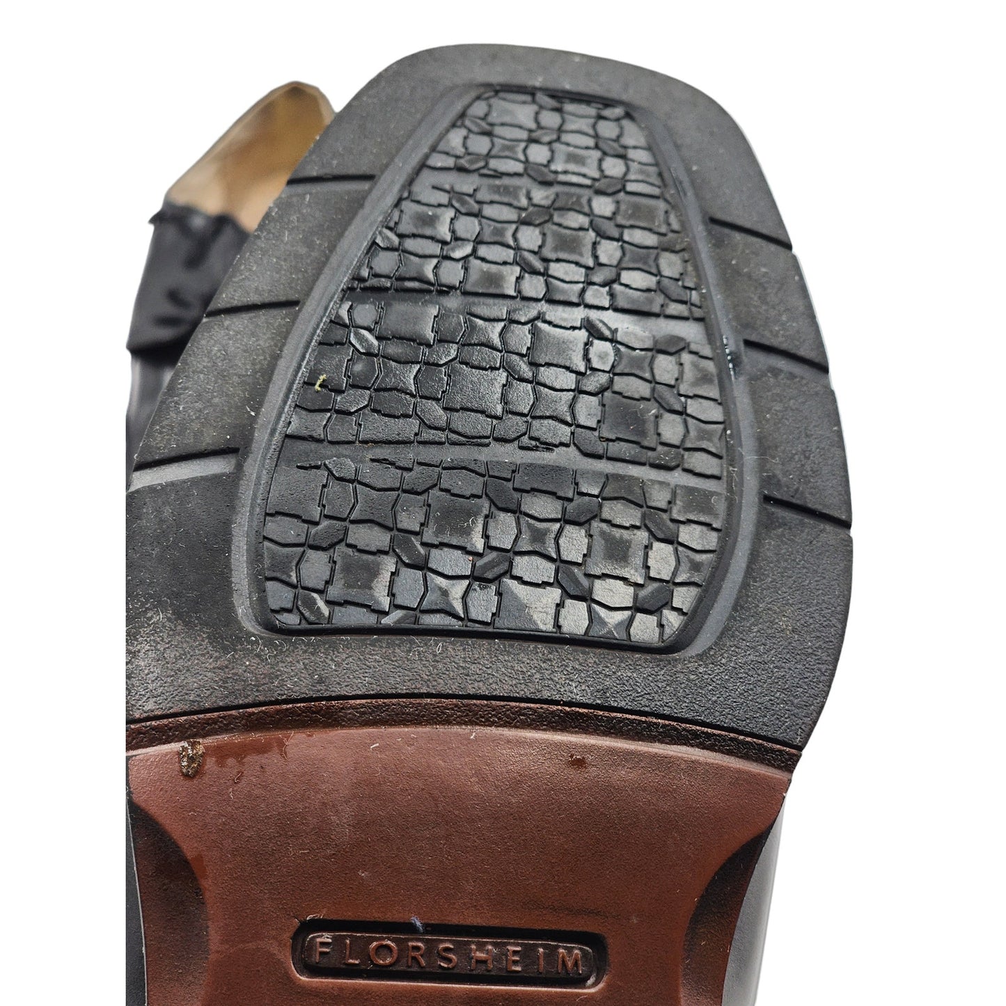 Florsheim Shoes Comfortech Mens 12D Dress Leather Square Toe Business 11256-001