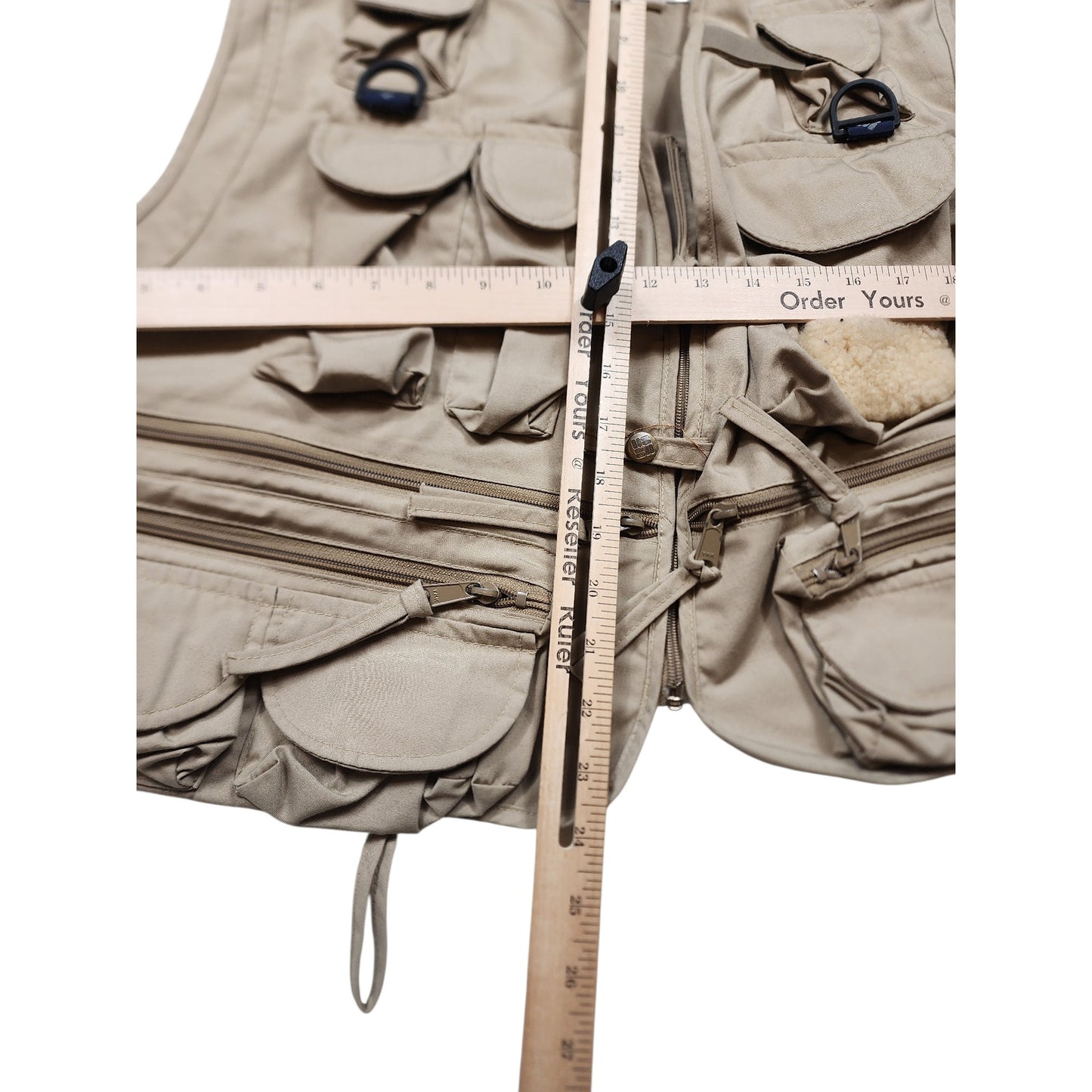 Vintage Columbia Sportswear Fishing Vest Mens XXL Pockets Utility Outdoor Safari