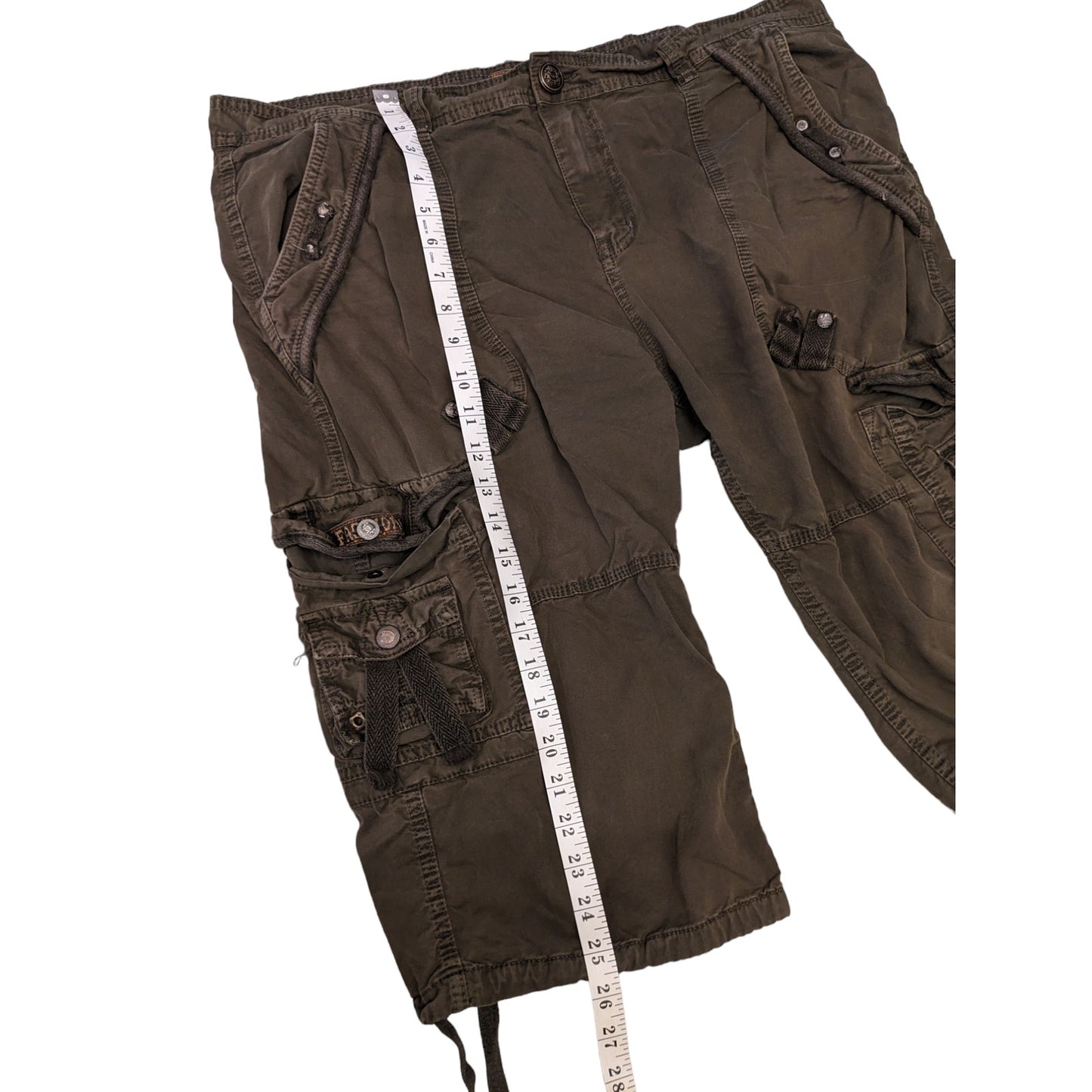 Cargo Shorts Qiao Yun Mens 40 Outdoor Adventure Pocket Belt Loops Rugged Hiking