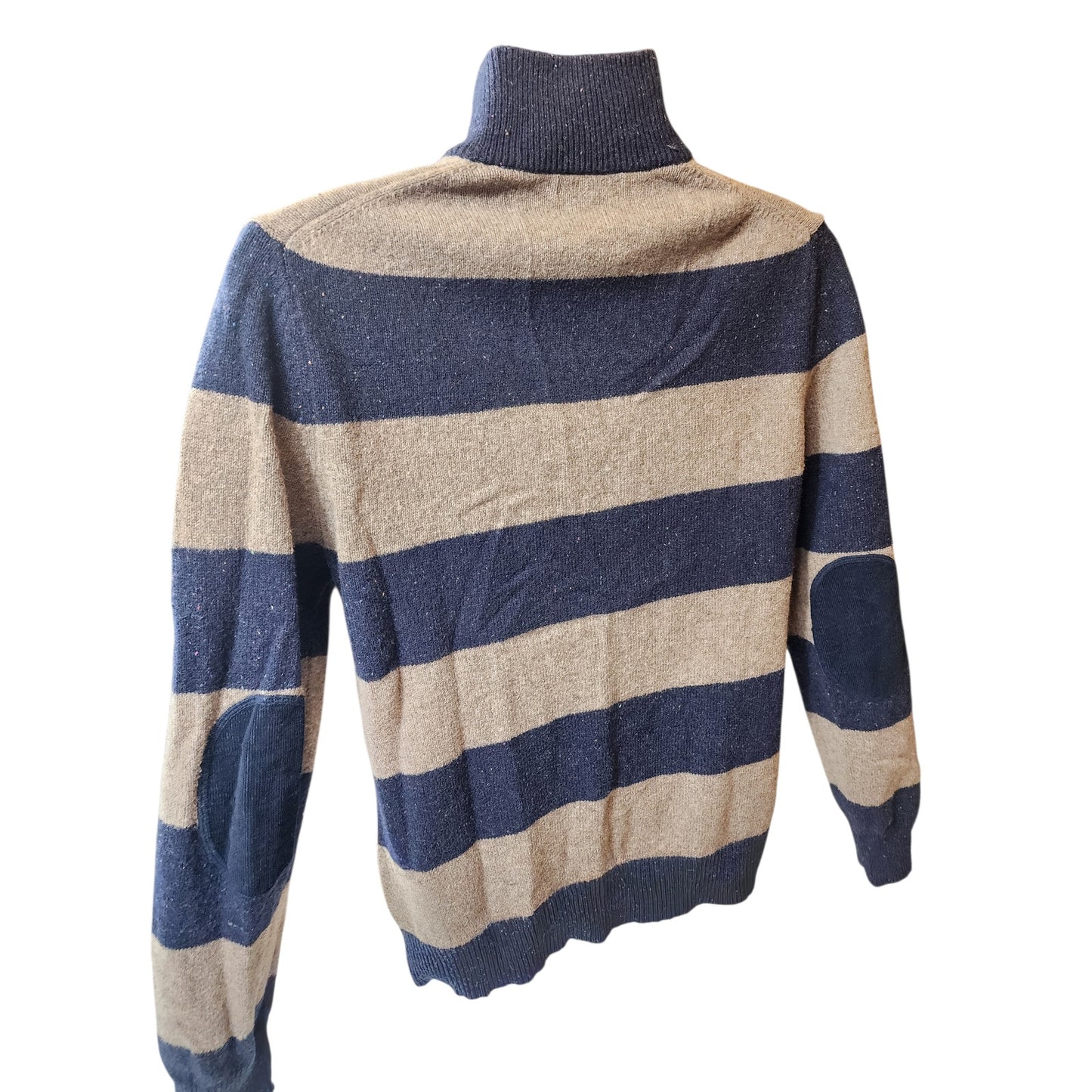 Grayson & Dunn Sweater Small Slim Medium Henley Pullover Wool Blend Button Neck