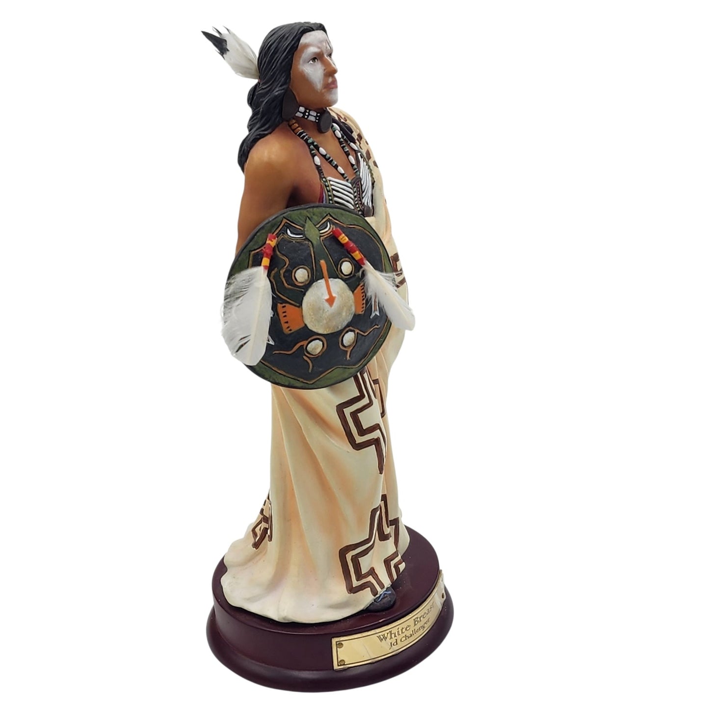 JD Challenger White Breast Southwest Style Figurine Westland Warrior Box 15106