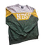 47 Brand NDSU Crewneck Sweatshirt Mens XXL North Dakota State Bison Colorblock