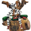 Kachina Southwestern Native American Style Koshare Clown Watermelon Wood Carving