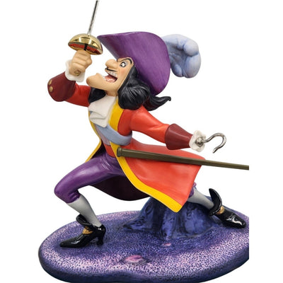WDCC Captain Hook Peter Pan I've Got You This Time Figurine COA Box Disney