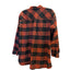 Eddie Bauer Women’s 3X Flannel Shirt Plaid Button Up Buffalo Check