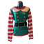 Holiday Time Elf Costume Sweater Womens XL Long Sleeve Xmas Party Ugly Christmas
