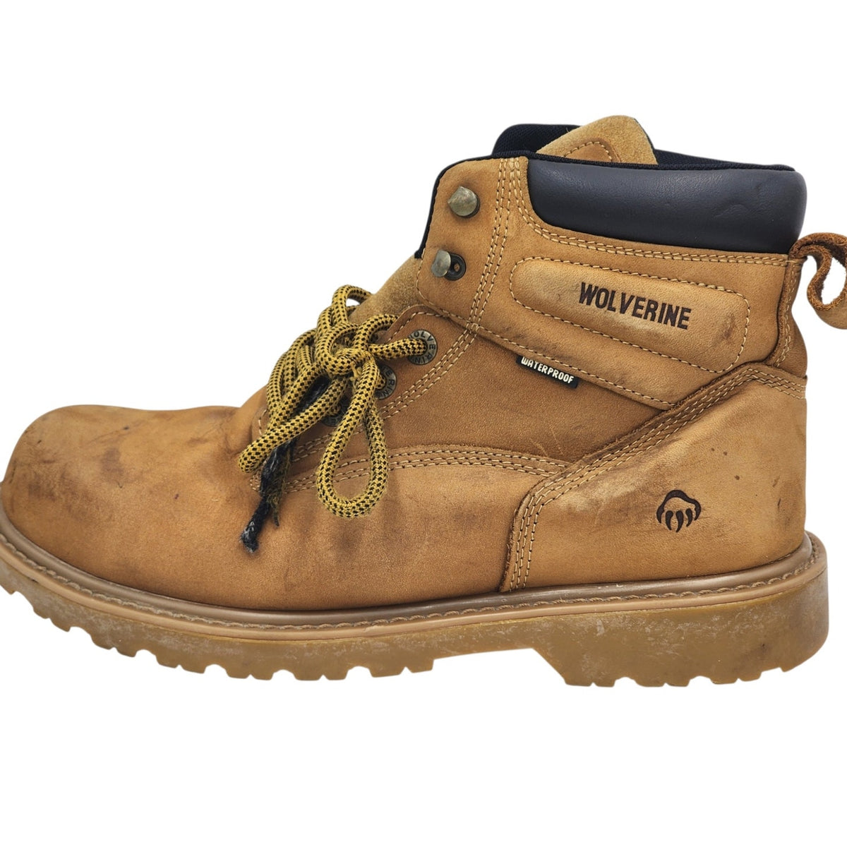 Wolverine Work Boots 9.5M Waterproof Leather Safety Toe EH Slip ASTM Toe W10632