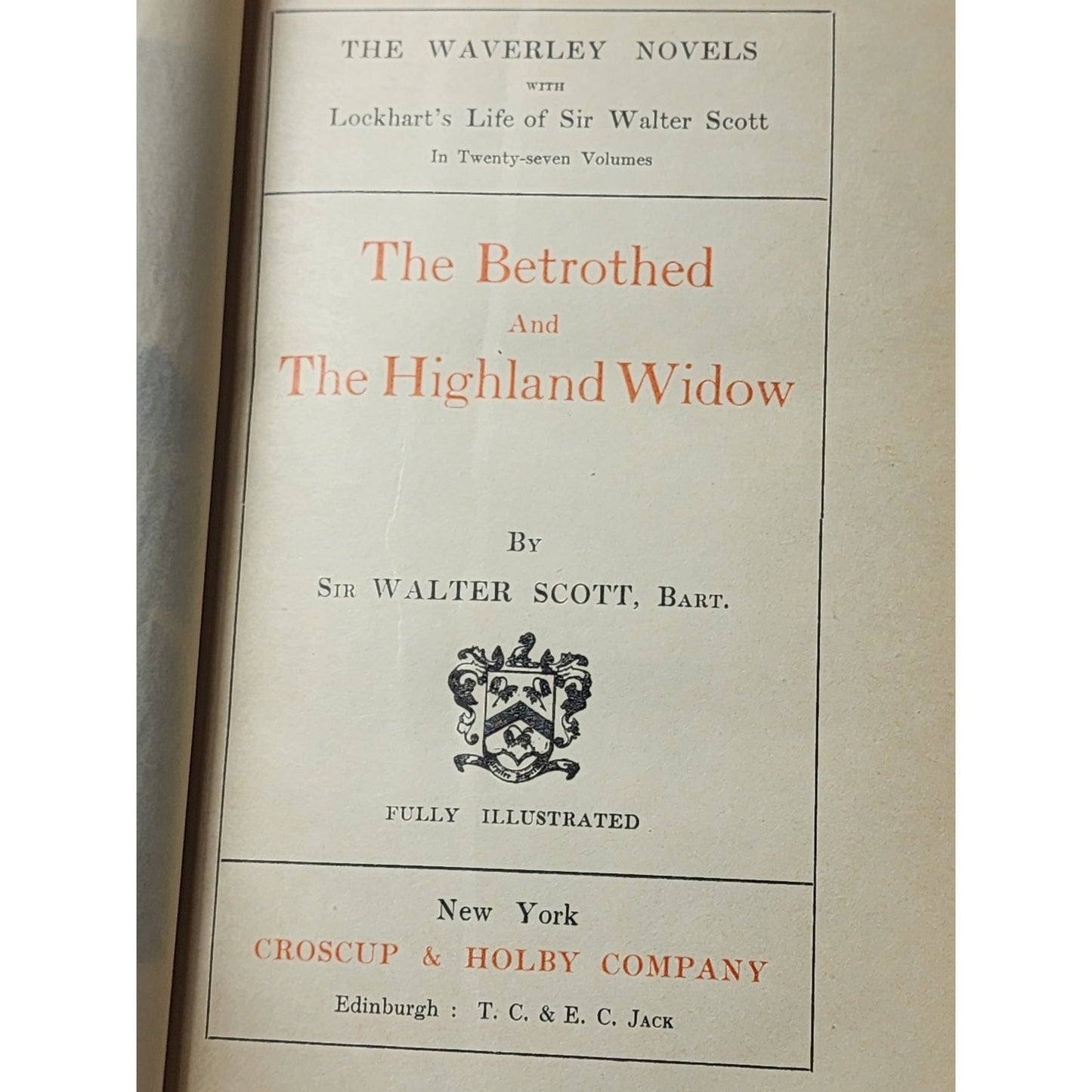 Waverley Novels Set 7 By Sir Walter Scott Library Limited Edition Illustrated