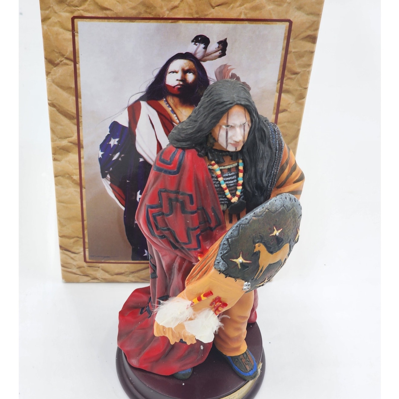 JD Challenger Figurine Hunts Horse Southwestern Style Limited Westland Box 15104