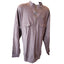 Rustic Ridge Mens Size 2XL Brown Cotton Half Zip Pullover Shirt Button Pockets