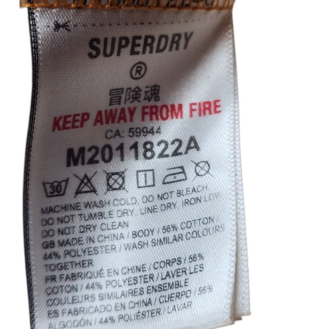 Superdry Hoodie Mens XL Womens 2XL Real Japan Sweatshirt Fleece Kangaroo Pocket