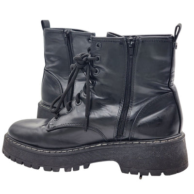 Madden NYC Boots Womens 10 Combat Platform Chunky Zipper Lug Sole Goth Grunge