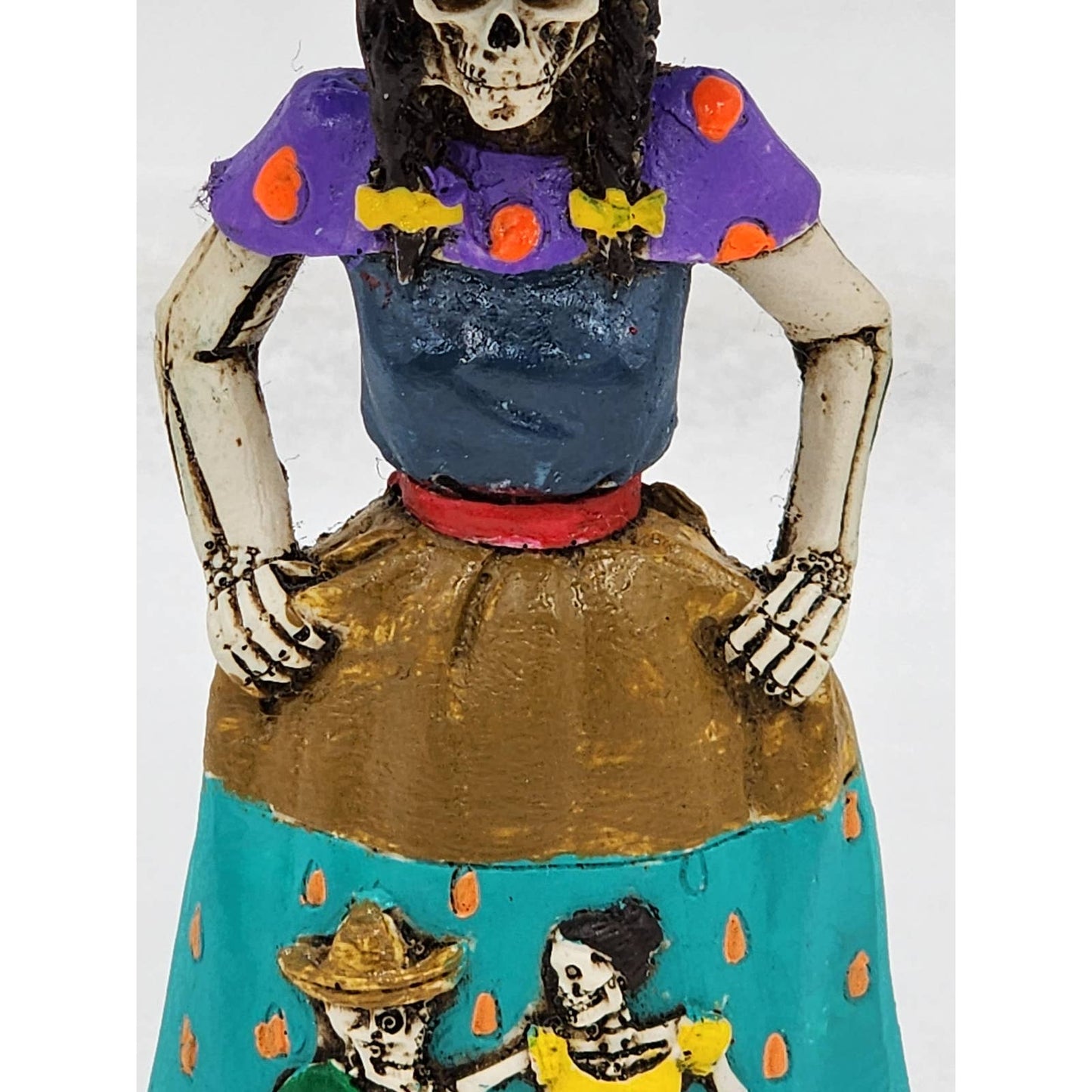 Day Of the Dead Skeleton Queen Mexican Sugar Skull Calavera Folk Art Halloween