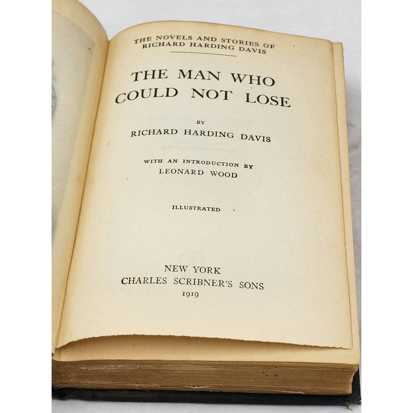 The Man Who Could Not Lose By Richard Harding Davis Illustrated Antiquarian 1919