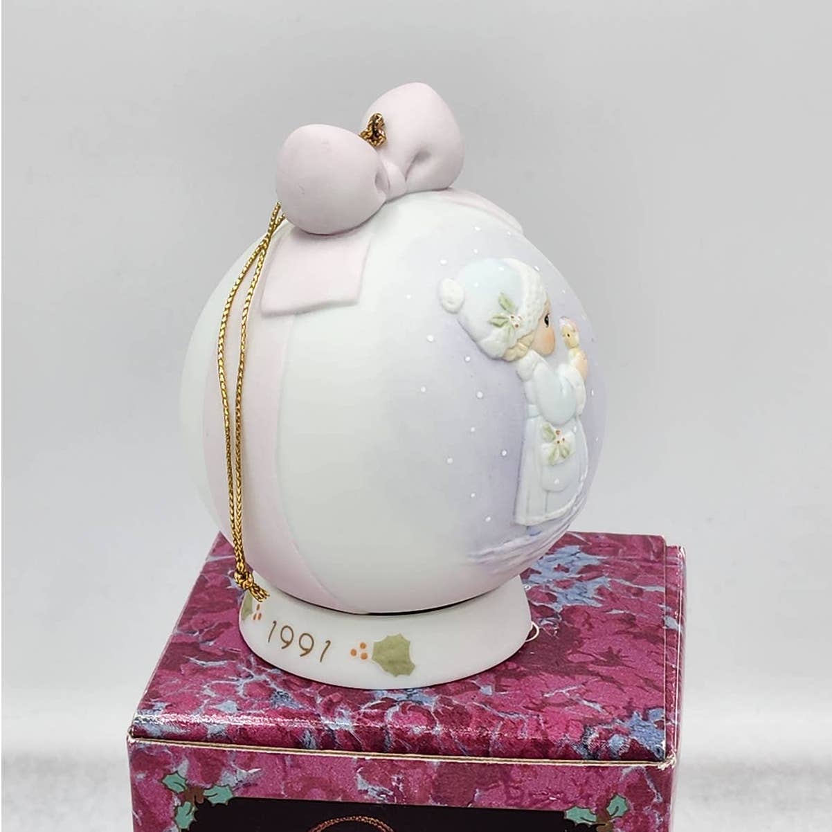 Precious Moments Ornament 526940 May Your Christmas Be Merry Vintage W/Box Tags