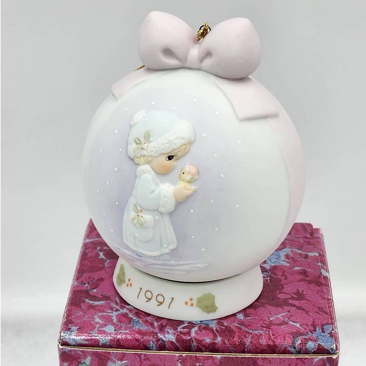 Precious Moments Ornament 526940 May Your Christmas Be Merry Vintage W/Box Tags