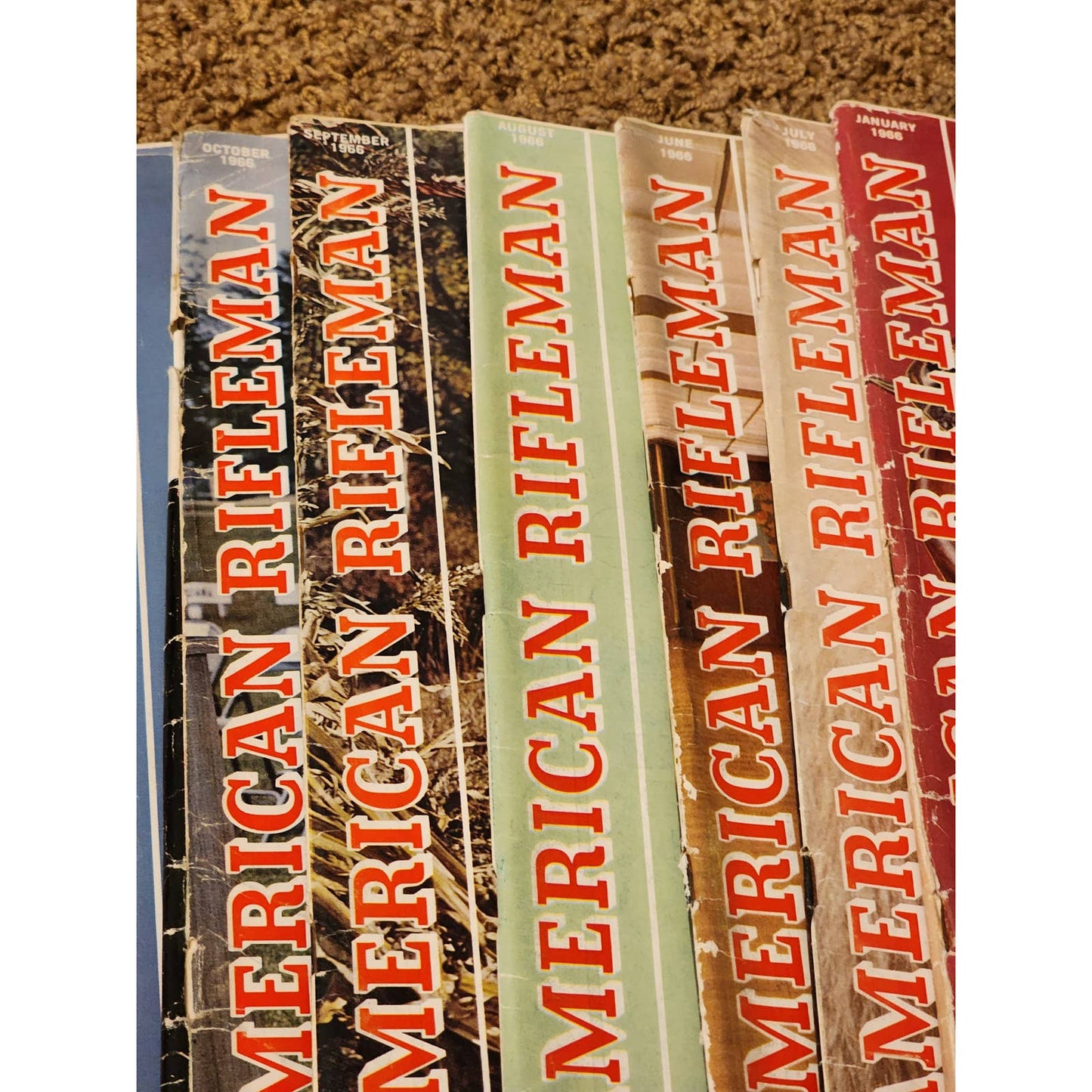 1966 The American Rifleman Magazine Lot 11 Vintage American History Hunting NRA