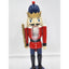Vintage Nutcracker King Red Figurine Statue Christmas Holiday Decor 13"