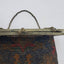 Antique 1920s Art Deco Enamel Metal Mesh Purse Lot 2 Pictorial Floral Chain Handbag Flapper Evening Bag Ornate Pierced Frames Collectible