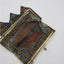 Antique 1920s Art Deco Enamel Metal Mesh Purse Lot 2 Pictorial Floral Chain Handbag Flapper Evening Bag Ornate Pierced Frames Collectible