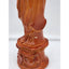 Guan Yin Goddess Statue Orange Bodhisattva Lotus Flower Deity Asian Buddhism 19"
