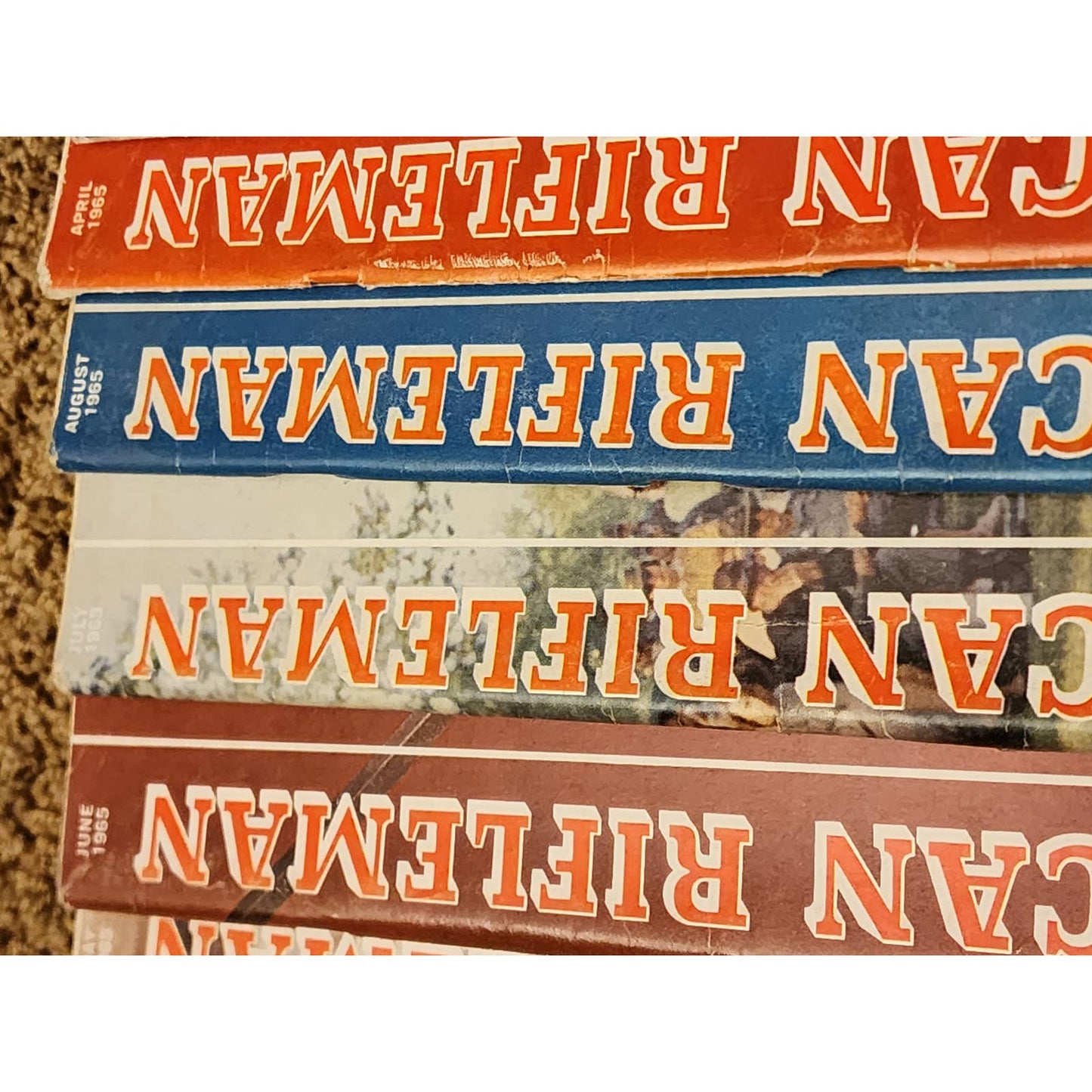 1965 The American Rifleman Magazine Lot 12 Vintage American History Hunting NRA