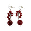 Dangle Drop Earrings Women Red Fashion Dazzling Elegant Classy Fashion Jewelry