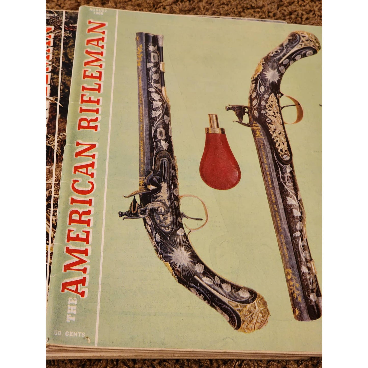 1966 The American Rifleman Magazine Lot 11 Vintage American History Hunting NRA
