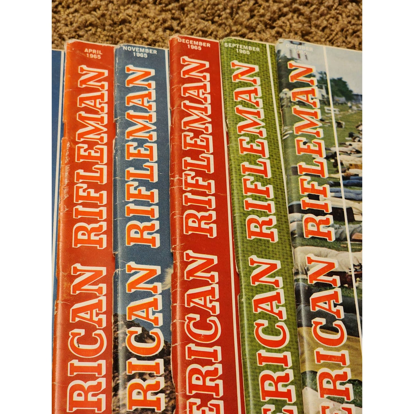 1965 The American Rifleman Magazine Lot 12 Vintage American History Hunting NRA