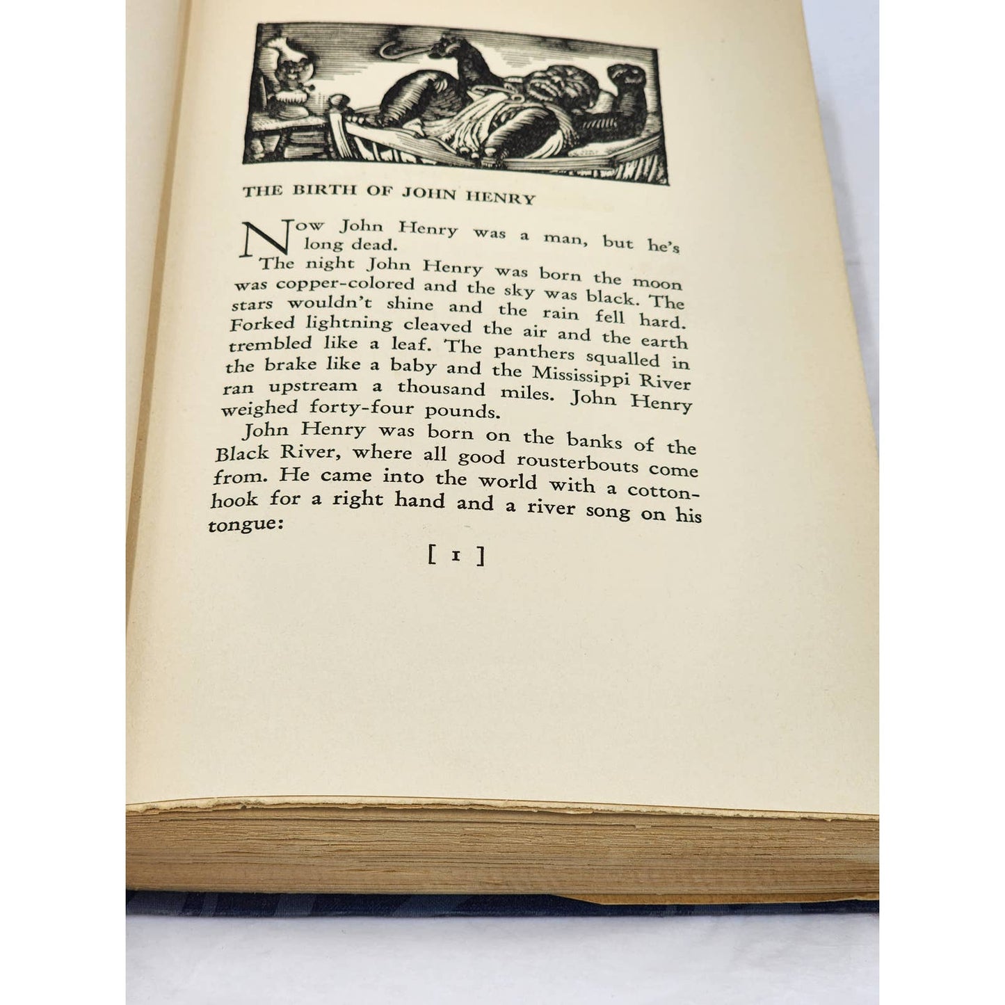 John Henry By Roark Bradford First Edition Vintage 1931